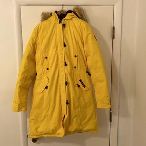 Canada Goose coat in yellow. SOLD